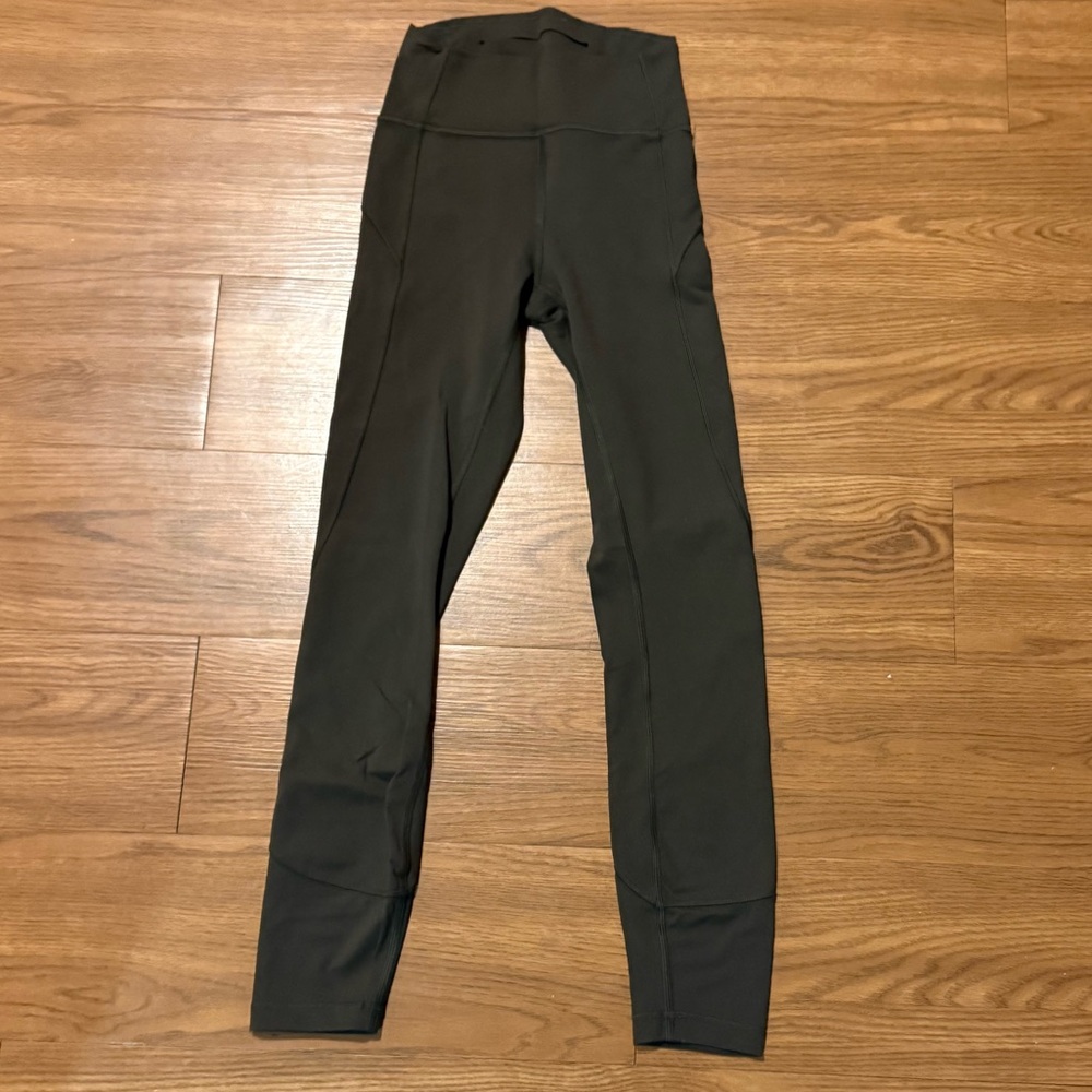 Lululemon In Movement Leggings in olive